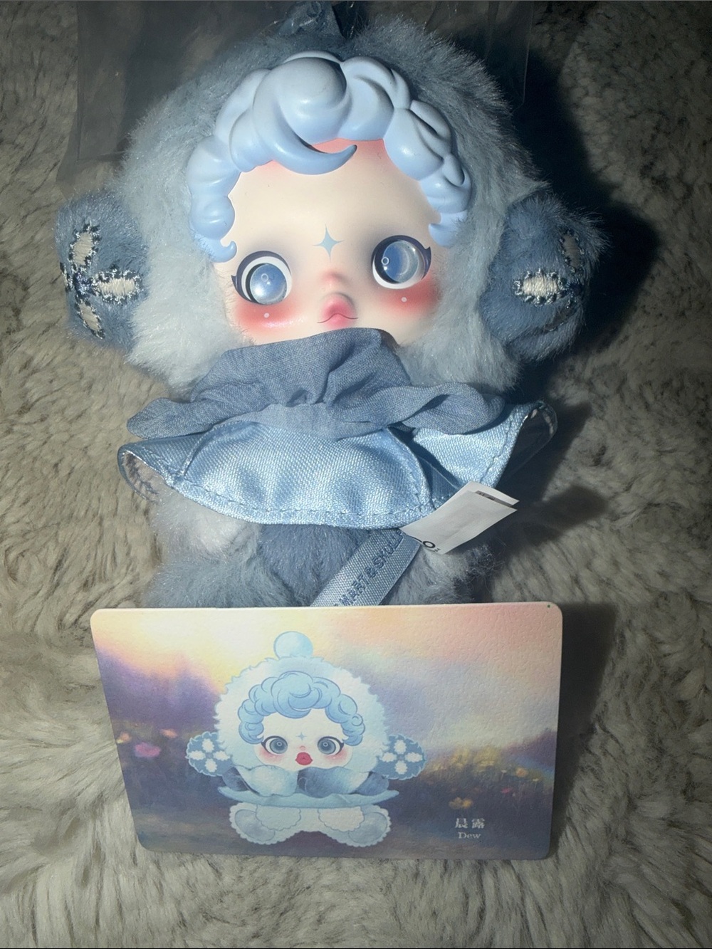 Brand New Without Box POPMART L’Impressionnisme SKULLPANDA Series, BLUE BABY Dew